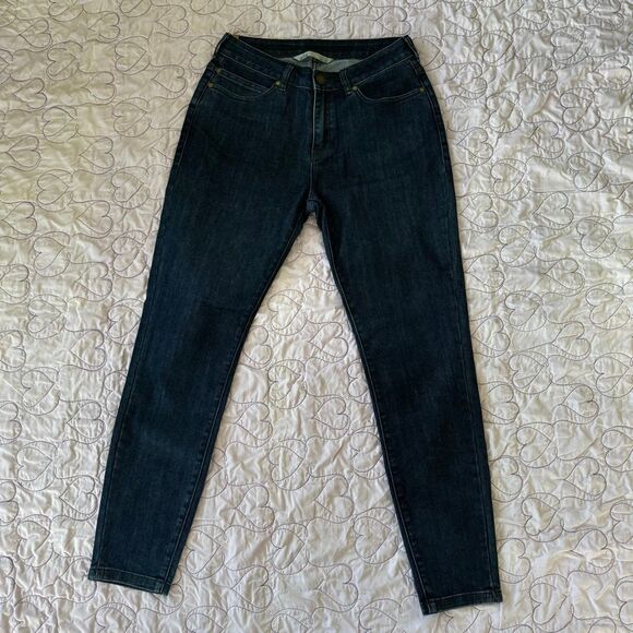 QOR Denim - QOR Performance Denim Jean – Size 28x29 | Dark Wash | High Rise Skinny | Elaster